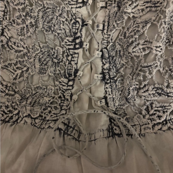 NWT EARTHBOUND  Light Grayish Blue Denim Midi Dress size small - Picture 4 of 6